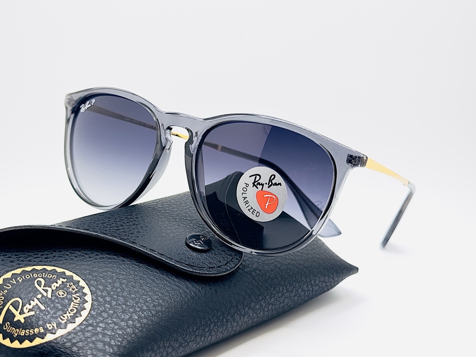 Ray Ban RB4171 Erika 54mm Unisex Polarized Sunglasses – Blue Gradient Lens