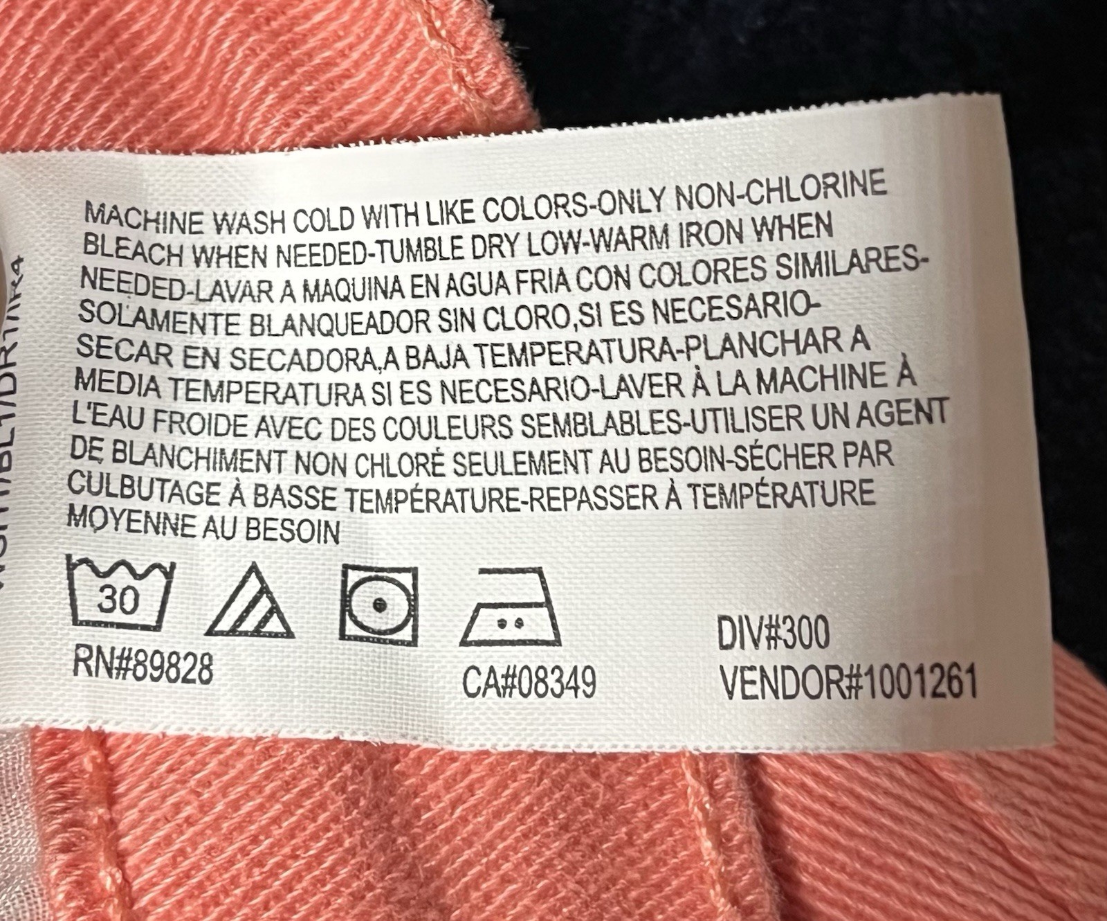 Gloria Vanderbilt Women’s Denim Jeans Amanda Size 10 Pink Made In Sri Lanka Used
