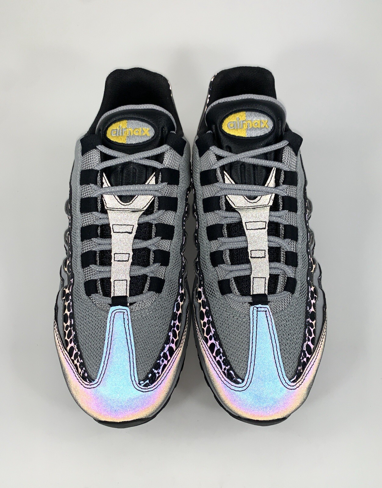 Nike Air Max 95 SE Reflective Off Noir Wolf Grey BQ6523-001 Men Size 8.5
