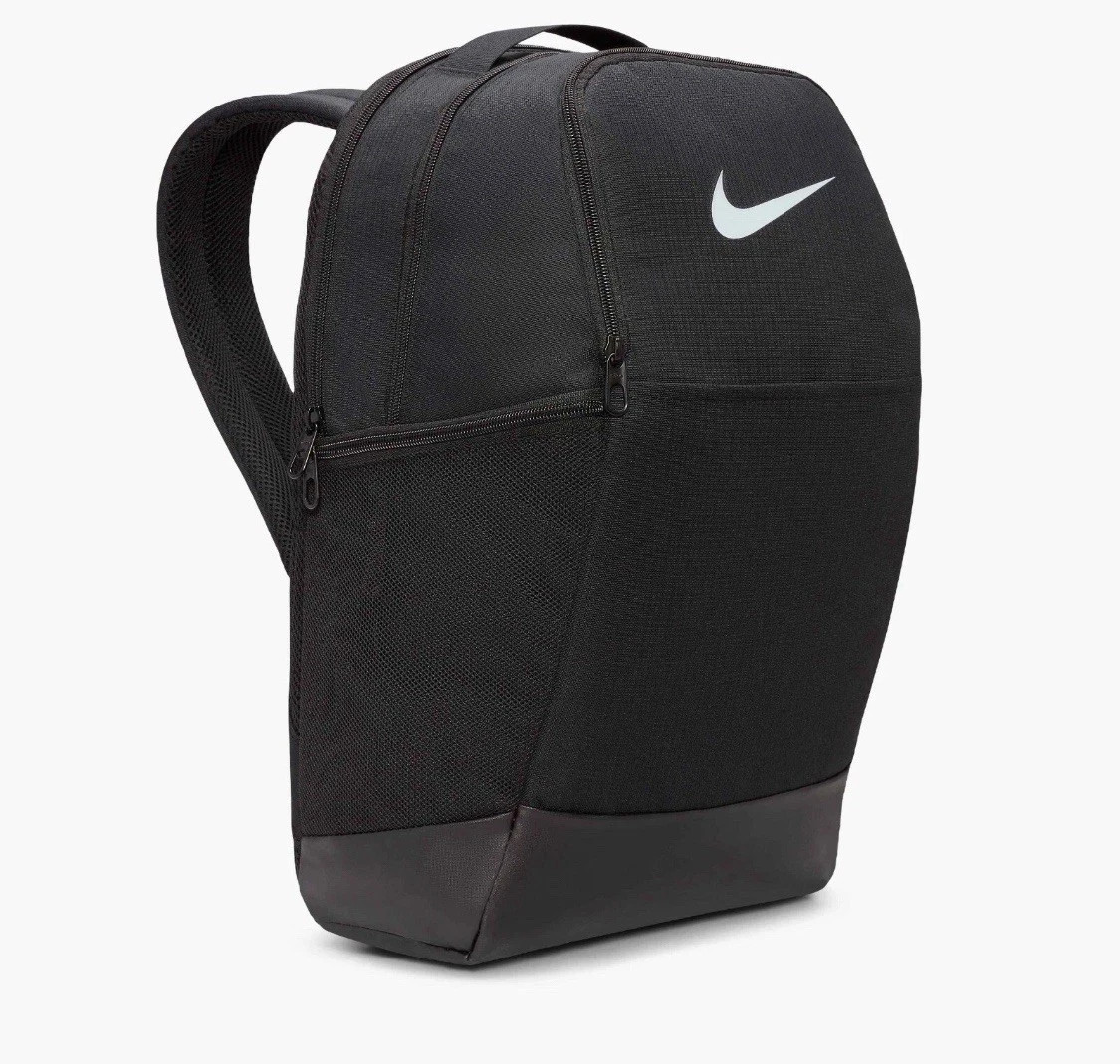 NEW Nike Brasilia Medium School Gym Backpack Book Bag Black DH7709-010