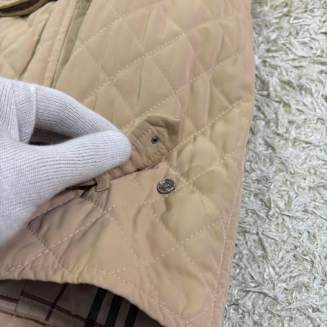 Burberry London Nova check belt quilting jacket coat