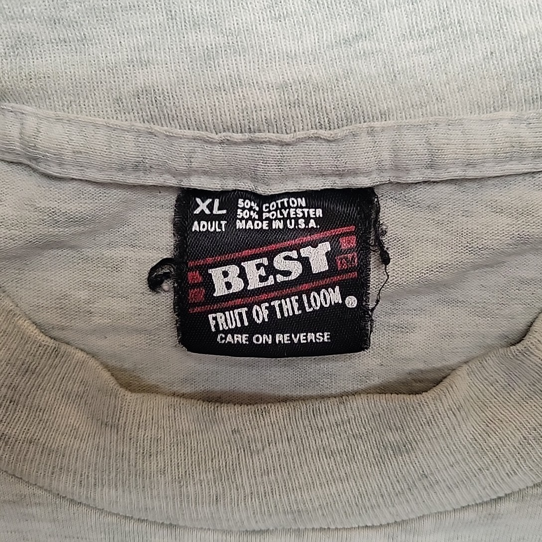 VTG Motorcycle Shirt Men XL Gray Forever Biker Made In The USA Single Stitch Tee