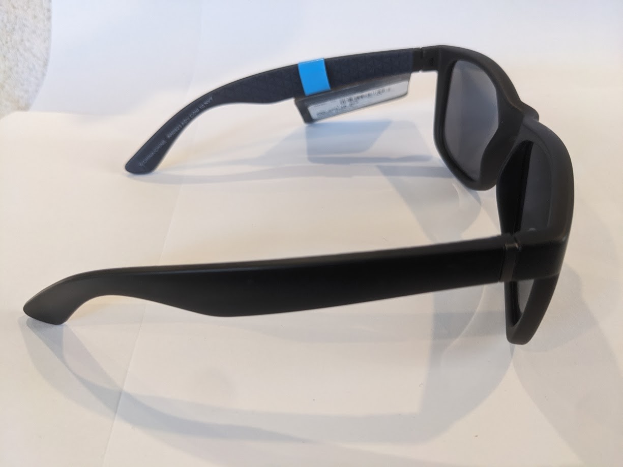 Foster Grant Advanced Comfort Black w Navy Sunglasses 100% UVA/UVB
