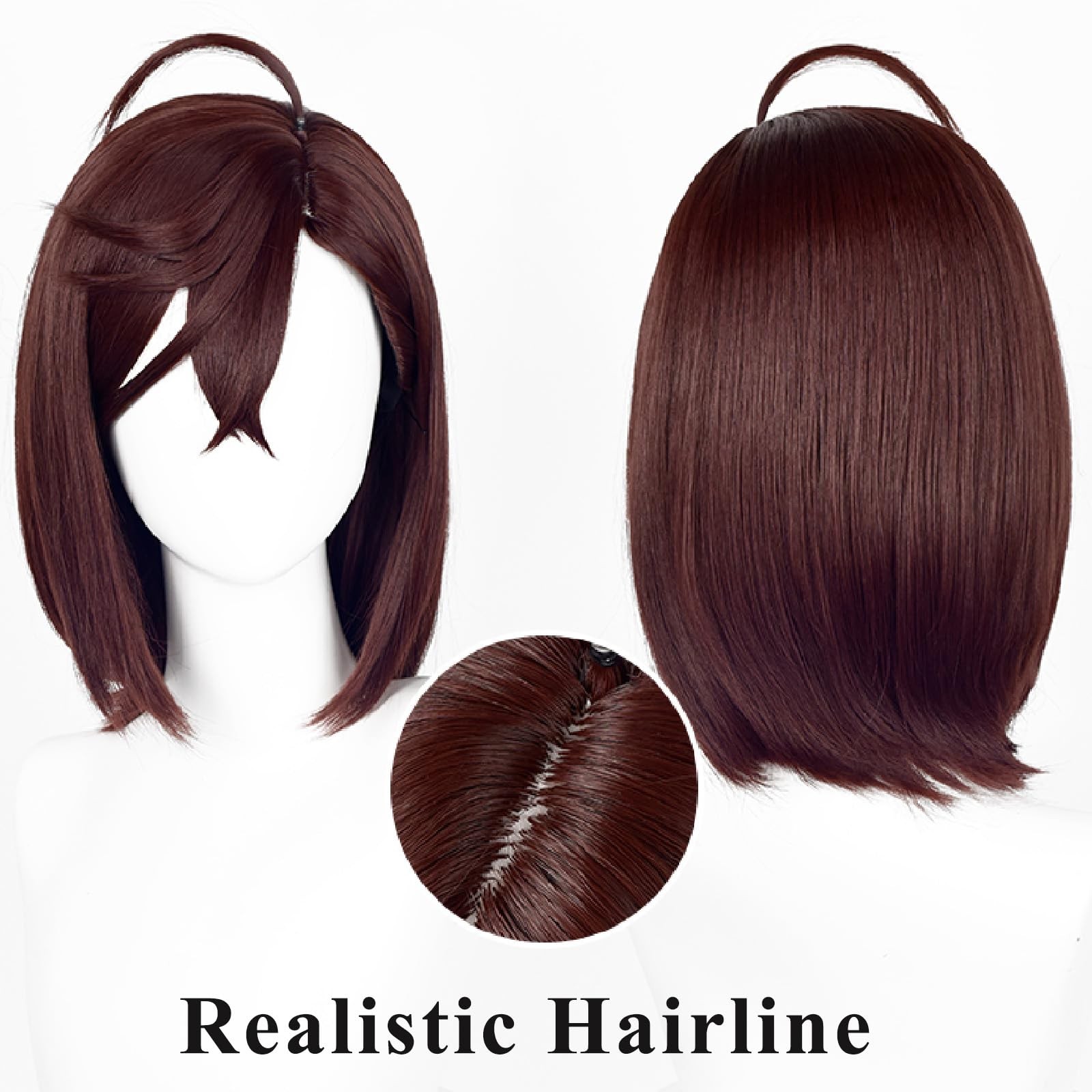 Wiggy Mermaid Brown Wig for Momo Ayase 21.6 Inch,