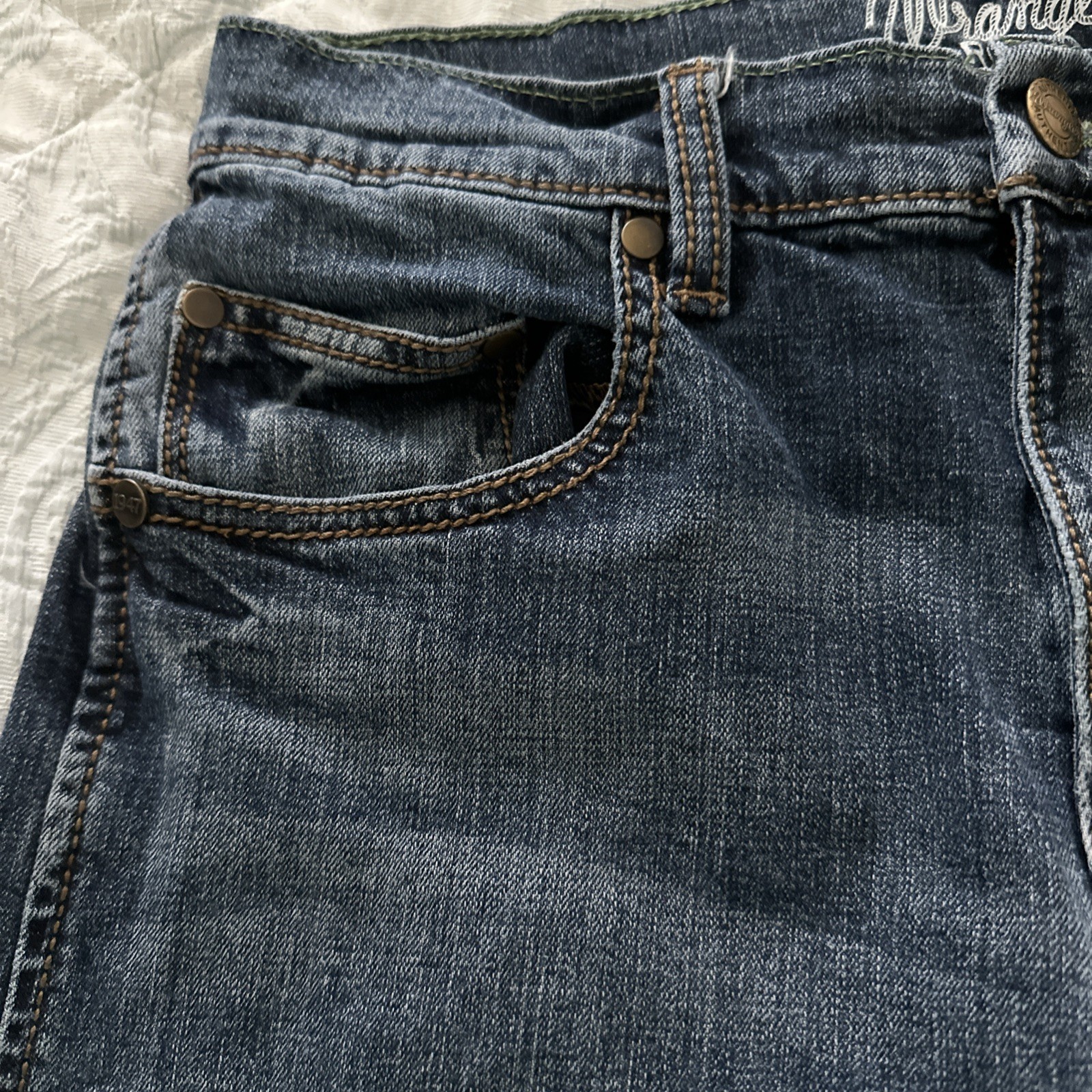Wrangler Retro Slim Straight Men’s Blue Jeans Size 31×32