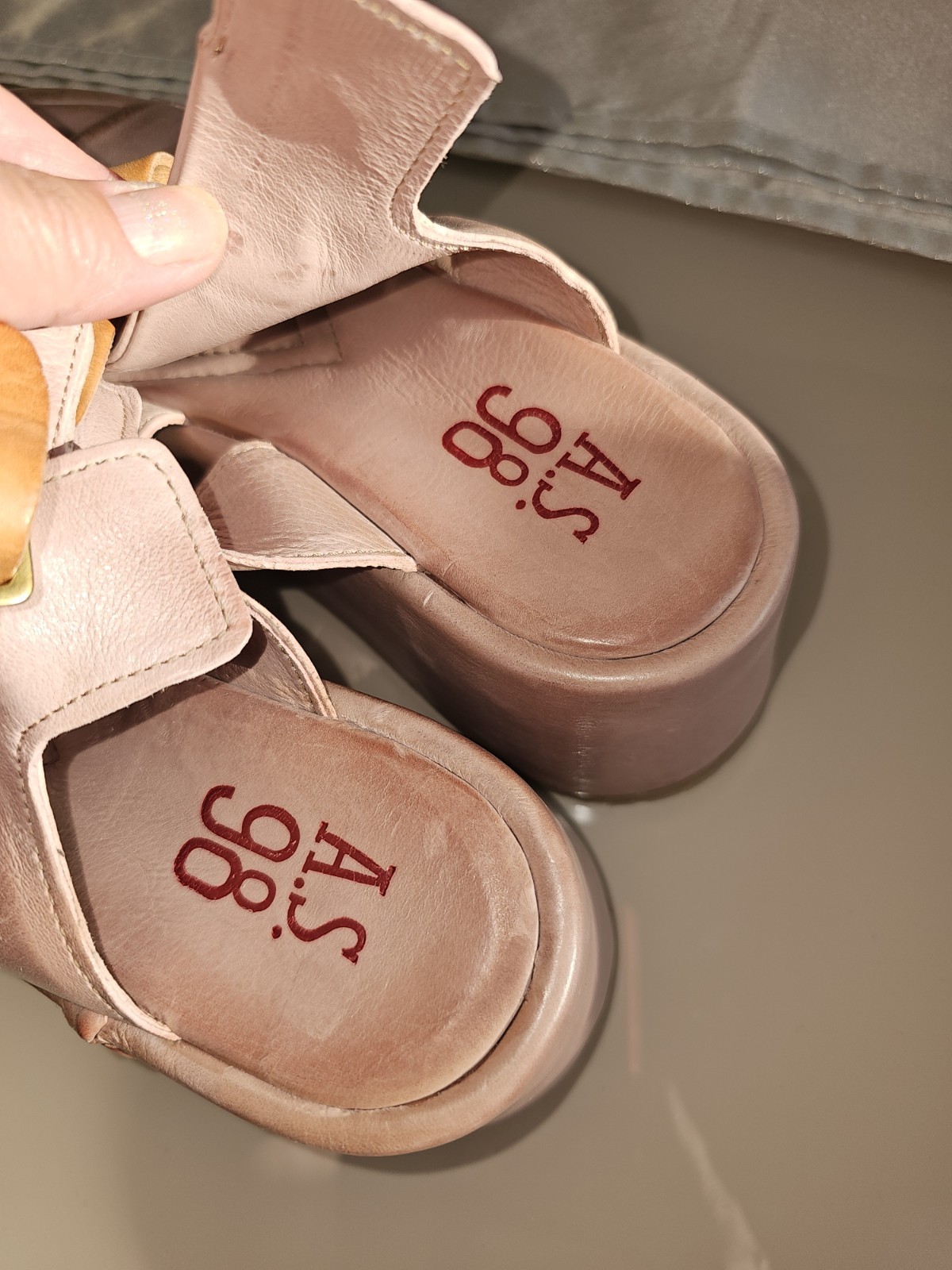 A.S.98 Maren Platform Sandals Sz EU40/US9-9.5