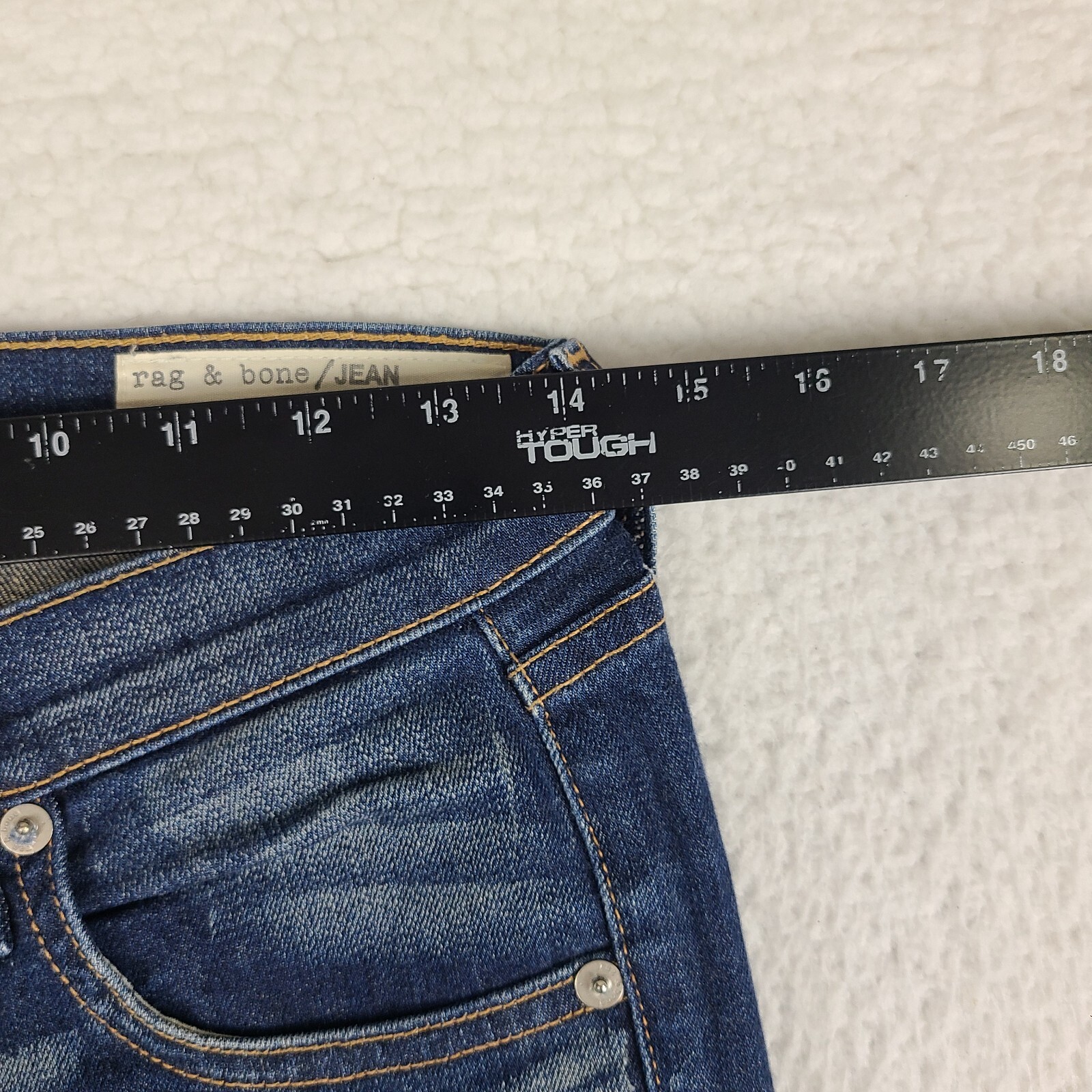 Rag & Bone Jeans Womens 26 Blue Skinny Kingsland Dark Wash Denim