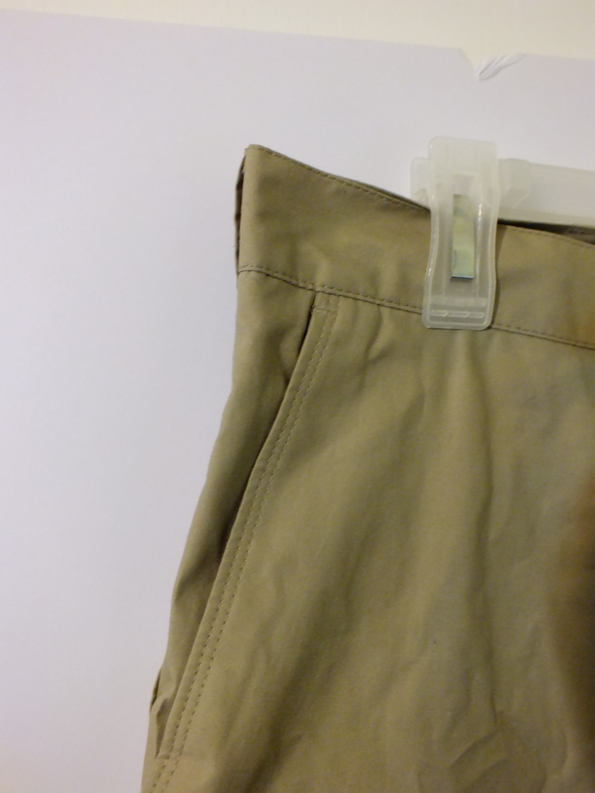 Geoffrey Beene Men’s Shorts Size 40 Tan Cotton NWT Flat Front YKK Zip 4 Pockets