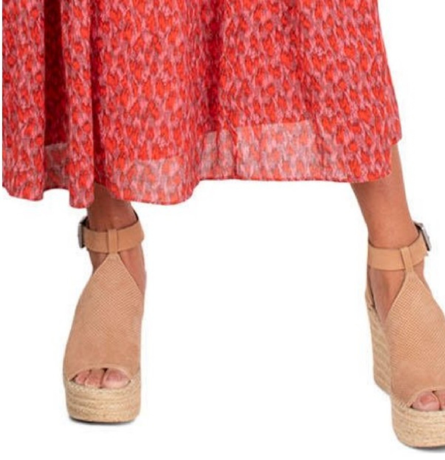 Joie Women’s Tiered Sleeveless Maxi Dress, 100% Cotton Easy Care, Tea Rose Red
