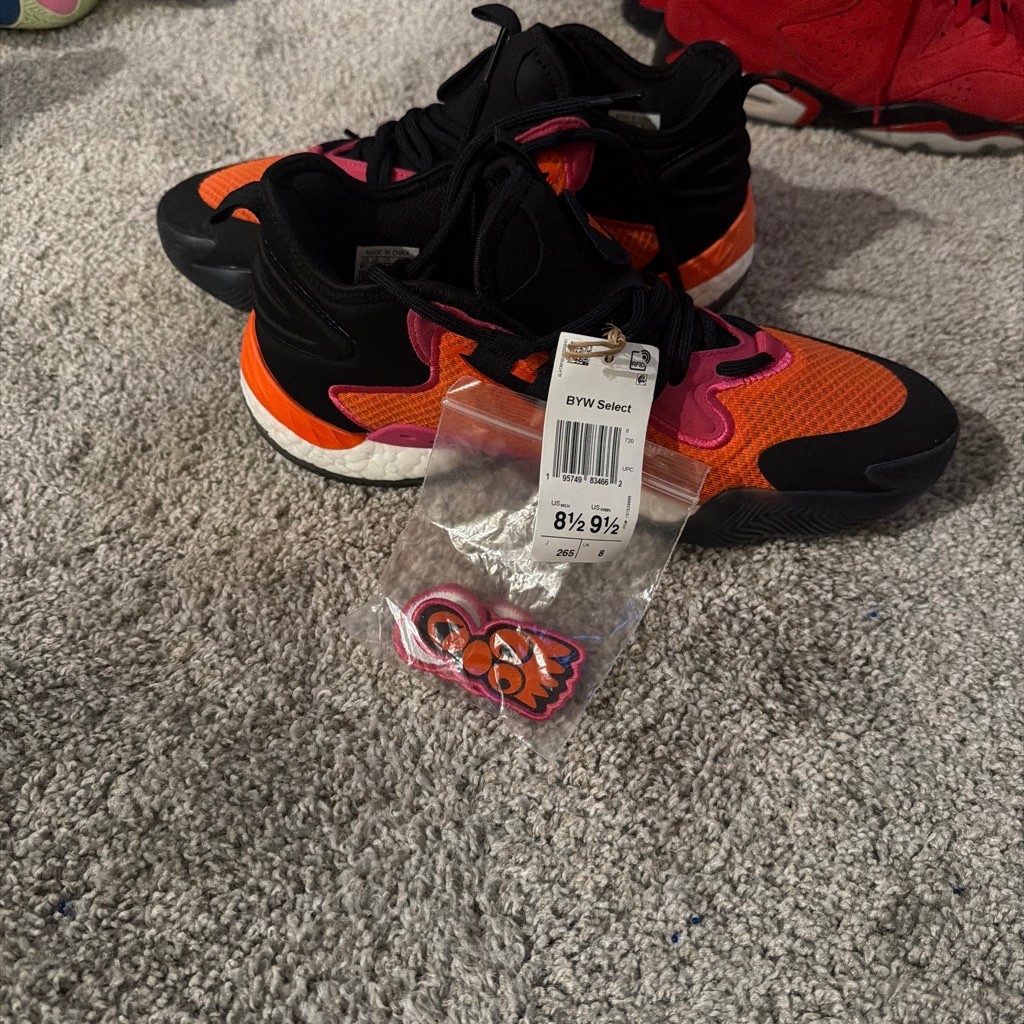 Size 8.5 adidas BYW Select Black