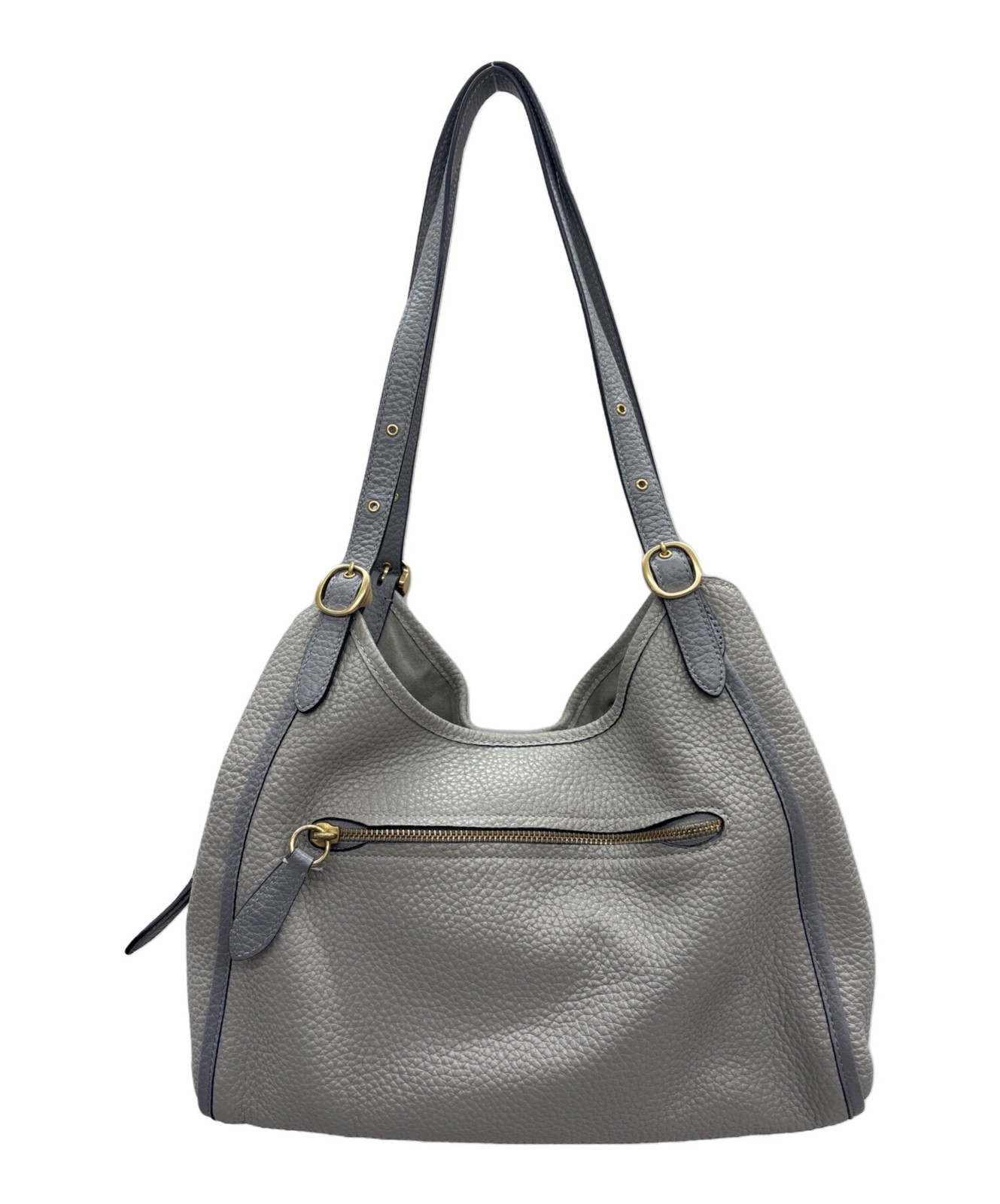 COACH LORI Handbag C6627 Tote bag SHOULDER BAG Leather Grey Women’s Auth