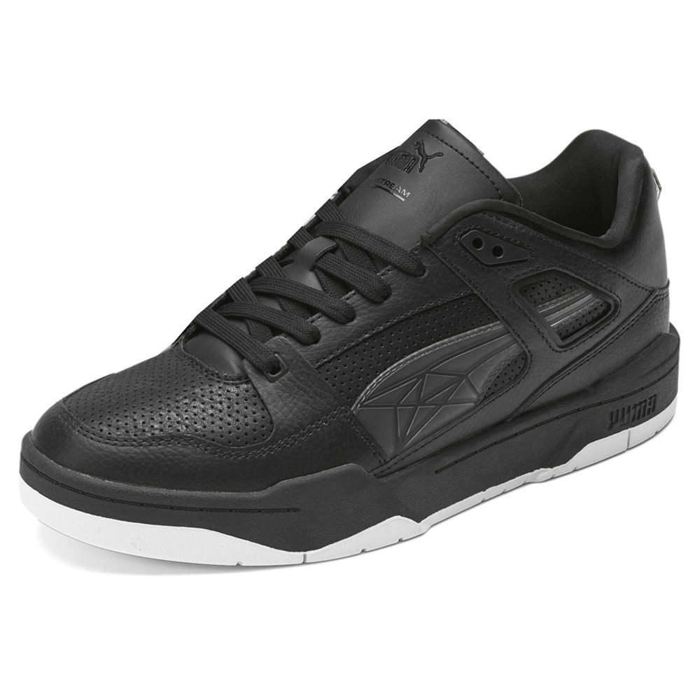 PUMA Slipstream Forever Diamond Lace Up Mens Black Sneakers Casual Shoes 392399