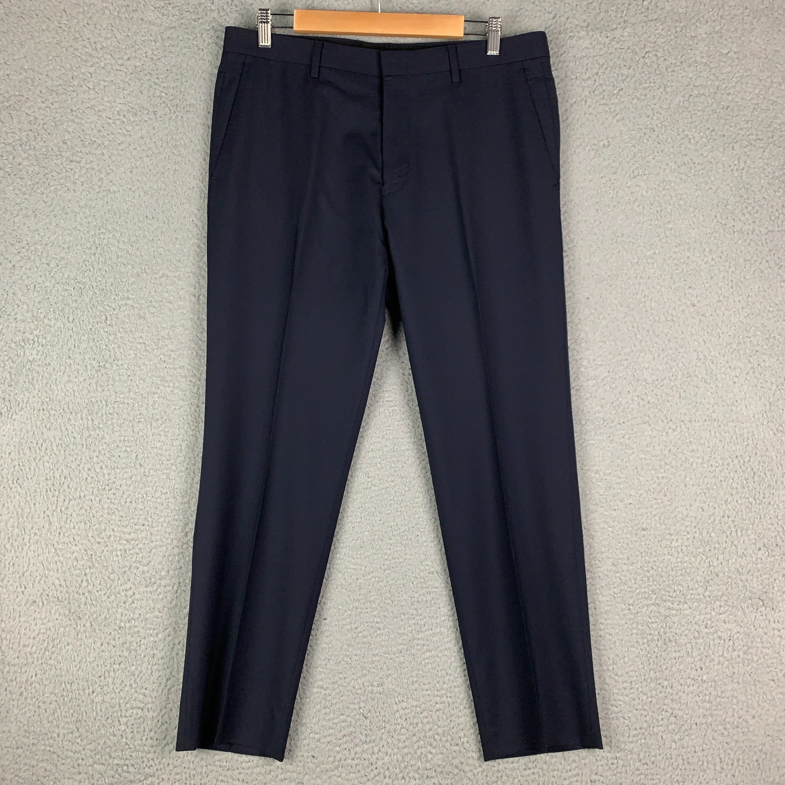 J.Crew Ludlow Loro Piana 2 Piece Suit 40S Navy Slim Super 120’s Wool Pants Sz 33