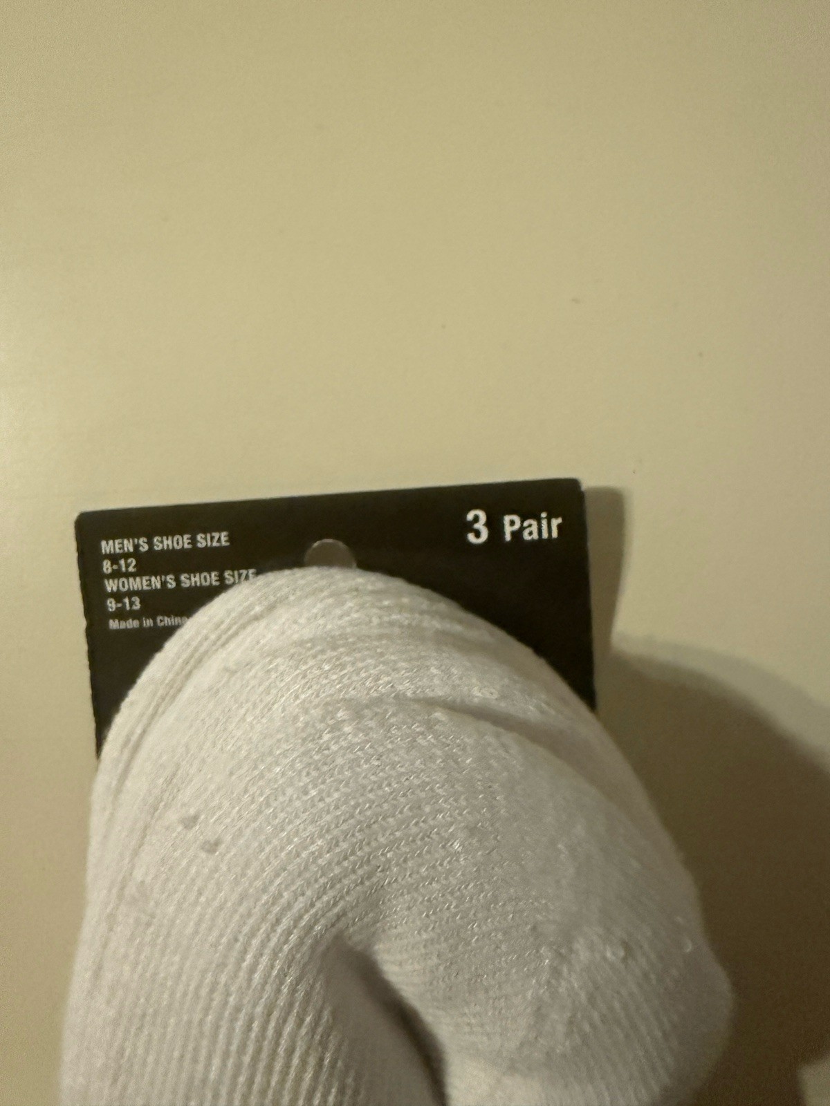 NWT Footlocker white 3 Pack Half Cushion No Show Socks sz 8-12 A11
