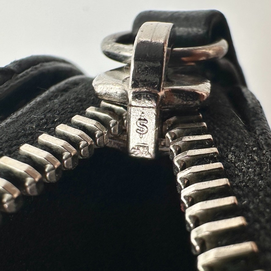 CHANEL Clams Wallet on Chain WOC Black Lambskin Silver Hardware 2012 Authentic