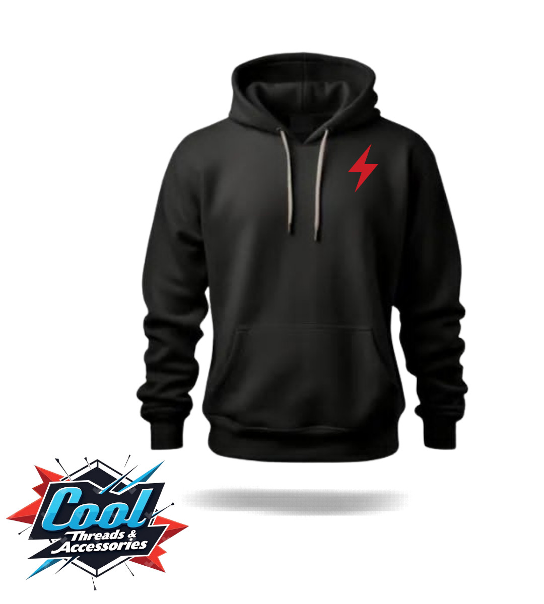 Hoodie Cool Threads One-Eyed Monster Smile Graphic Pullover Black