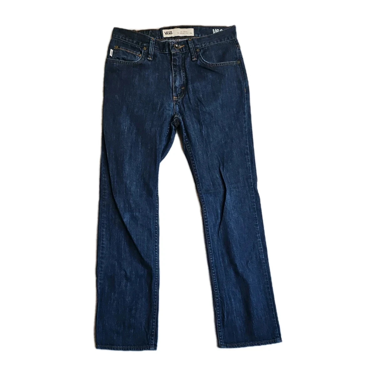 VANS OFF THE WALL Men’s SLIM Dark Wash Jeans Sz 36×30