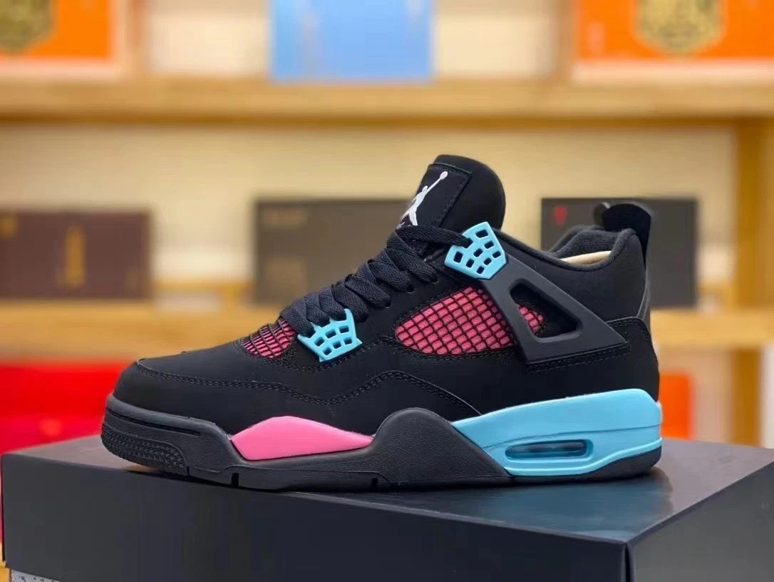 Jordan 4 Pink Blue Thunder Men’s Size US 7-12 NEW