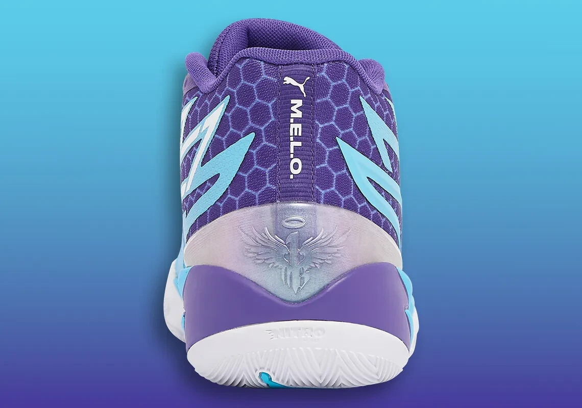 Puma MB.02 US 14 Men’s Purple Blue White Basketball LaMelo Ball 379779 01 New