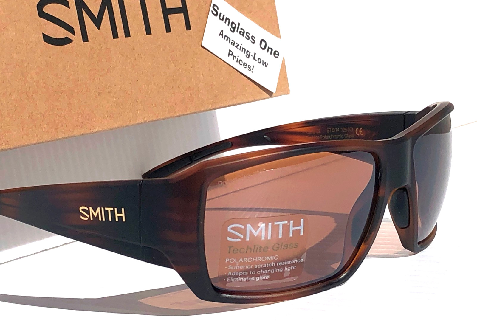 Smith Optics GUIDES CHOICE S Matte Tortoise POLARCHROMIC Copper GLASS Sunglass
