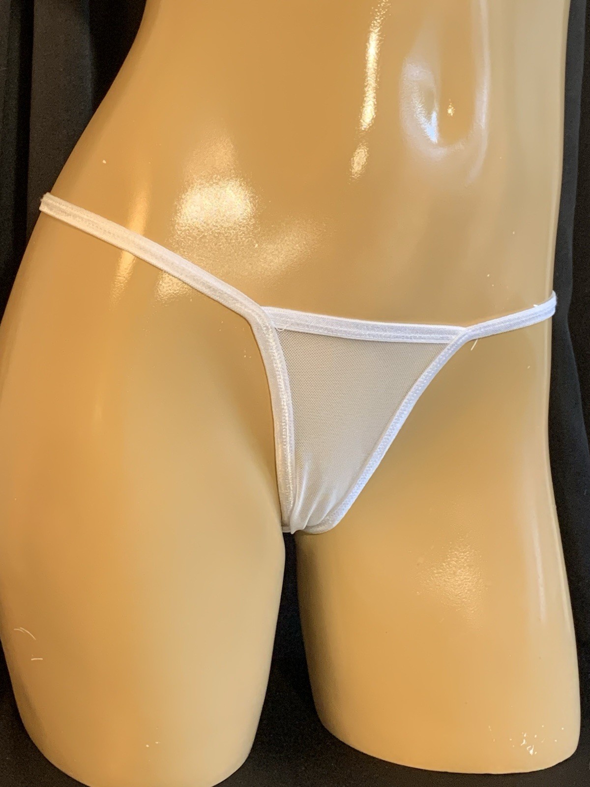 Thong Sheer White Custom Made In USA XS All Sizes In My eBay Store