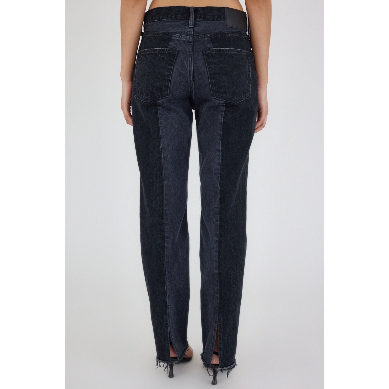 Moussy Vintage MV Hearthstone Straight Black Two Tone Jeans 540HSC11-5250 Sz 29
