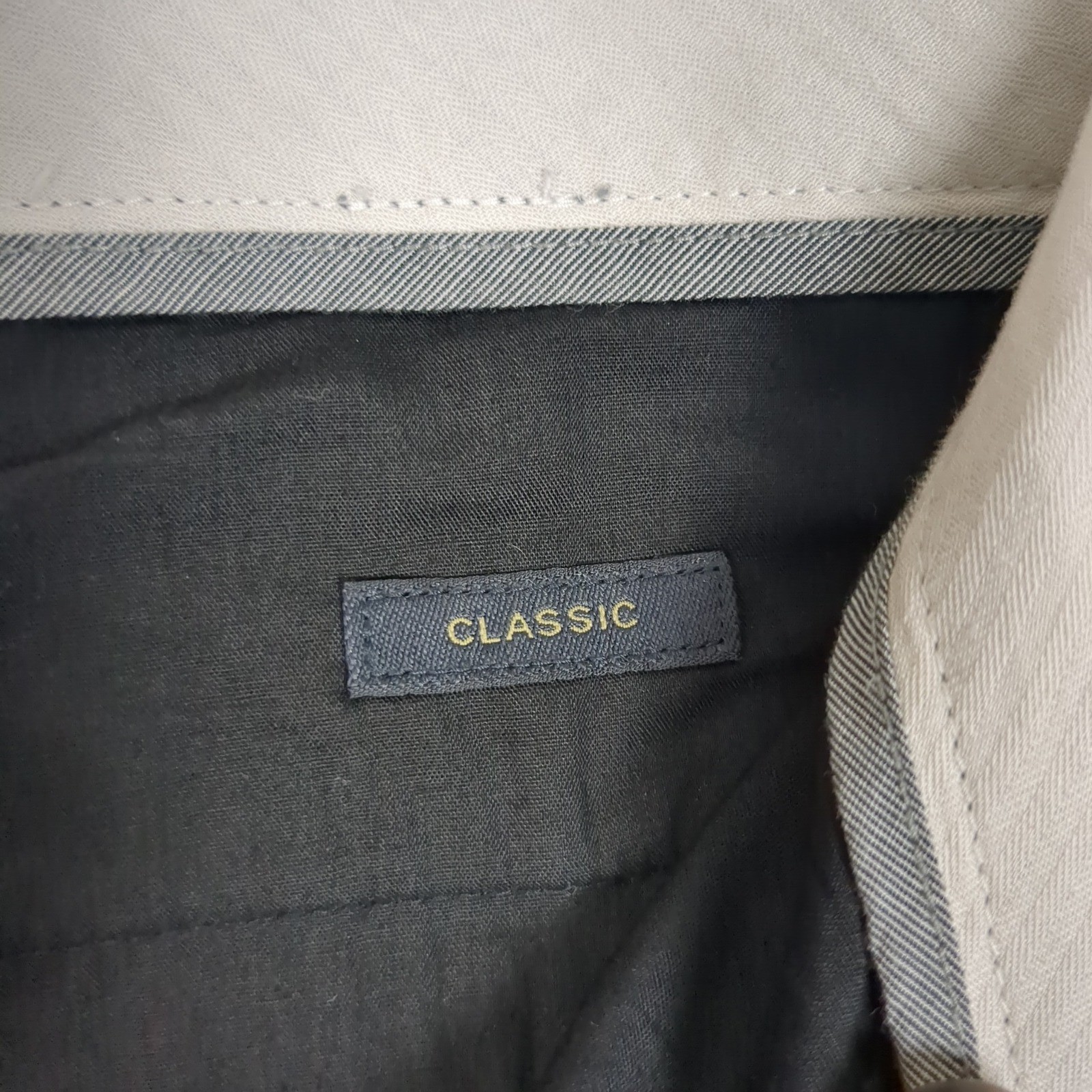 J.Crew Bowery Classic Mens Gray Wool Blend Dress Pants W31 L30 Flat Front