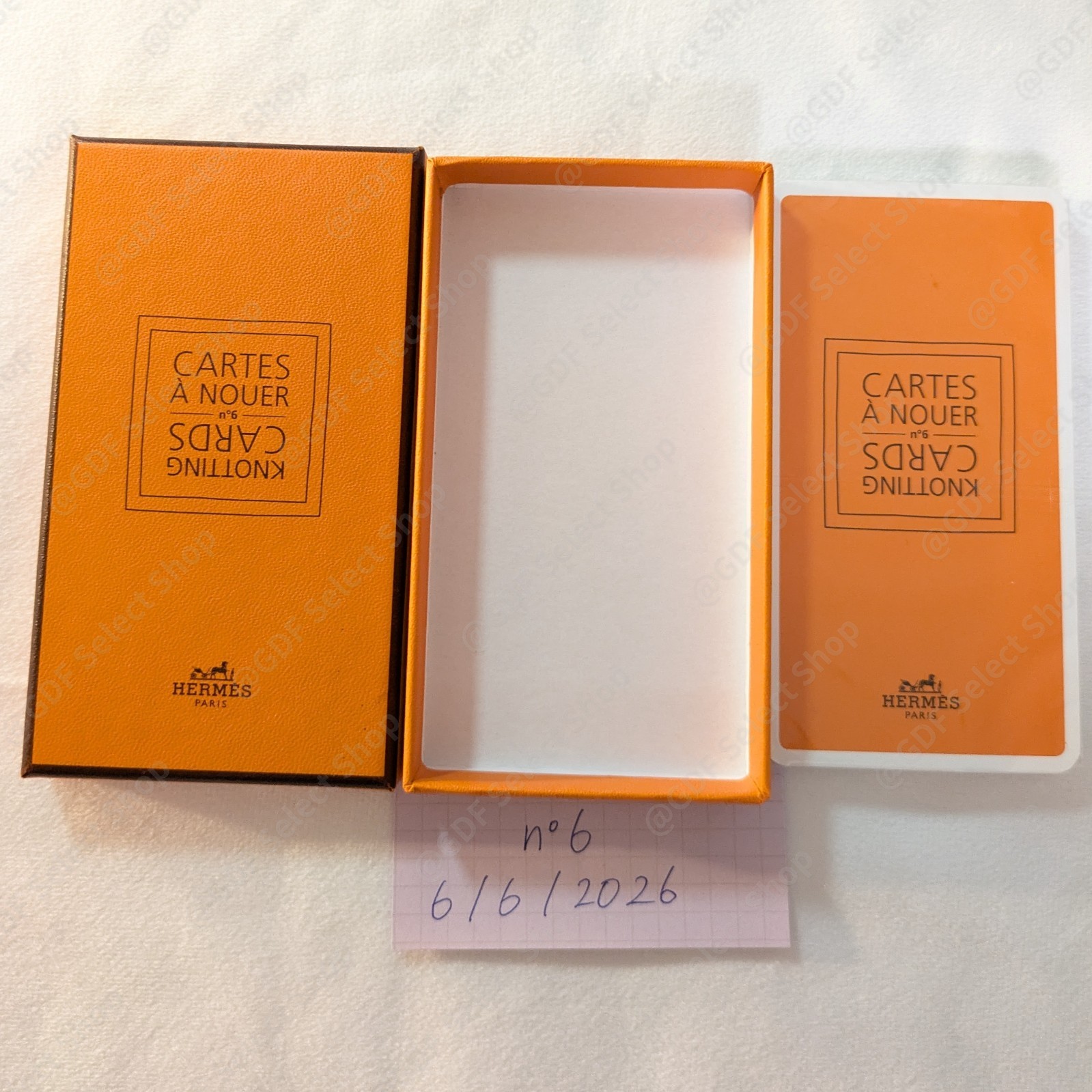 HERMES Scarf Knotting Cards Cartes a Nouer Vol 6 Sealed Unopened from Japan