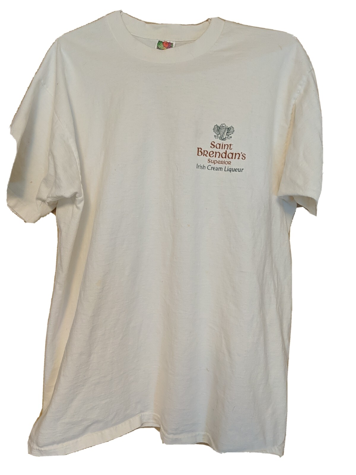 Saint Brendan’s Superior Ireland Irish Cream Liqueur Rare Vintage XL T-Shirt