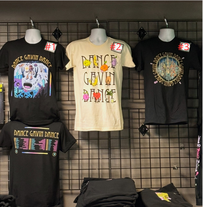 Dance Gavin Dance T Shirt Post Hardcore Math Rock Band Concert 2026 Reprint