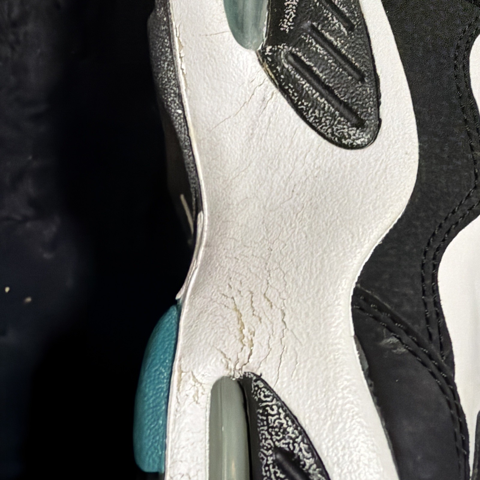 Nike Air Griffey Max 1 Freshwater Black White Teal Size 12 2009 Vintage