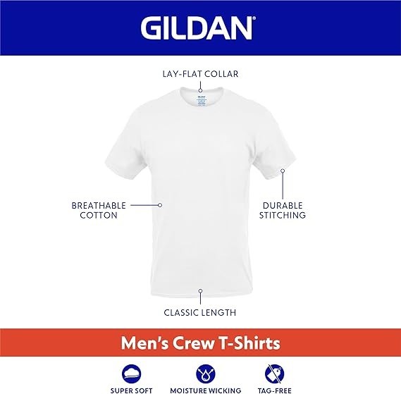 Men’s Crew T-Shirts, Multipack, Style G1100