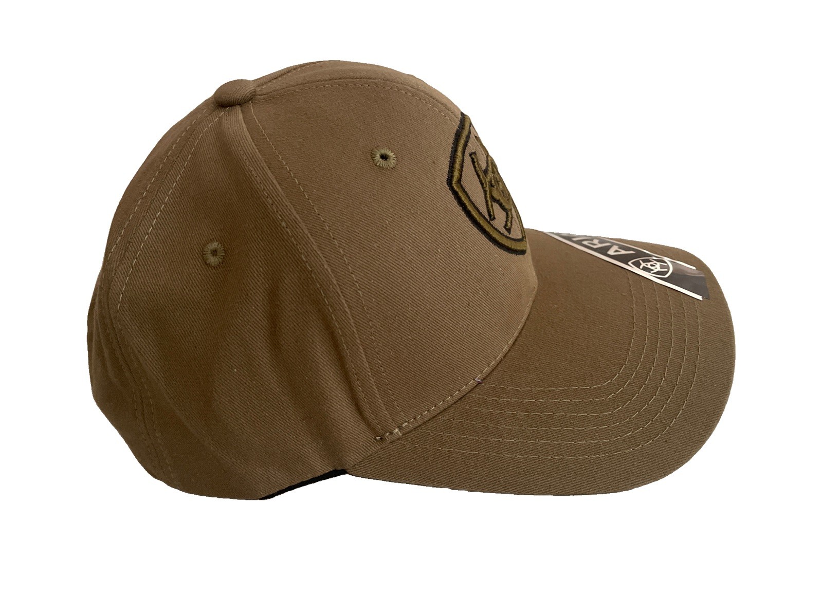 Ariat Mens B-Fit Shield Logo Mesh Back Snapback Cap Hat