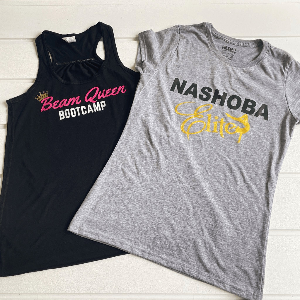 Bella Canvas & Gildan Women’s Gymnast Tank Top & T-shirt Size Extra Small