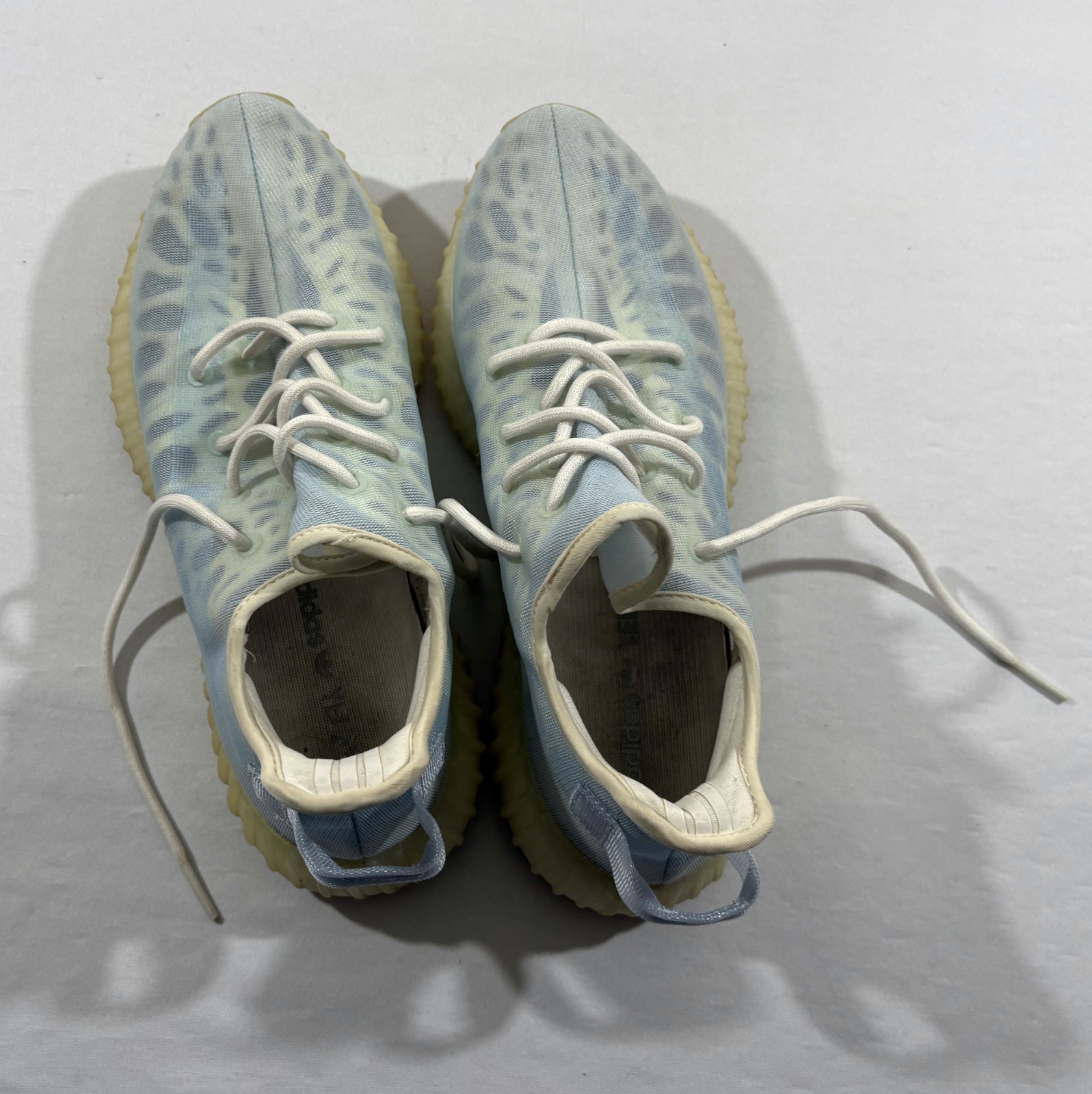 Adidas Yeezy Boost 350 V2 Mono Ice Blue White Mens Sneakers GW2869 Shoes Sz 11