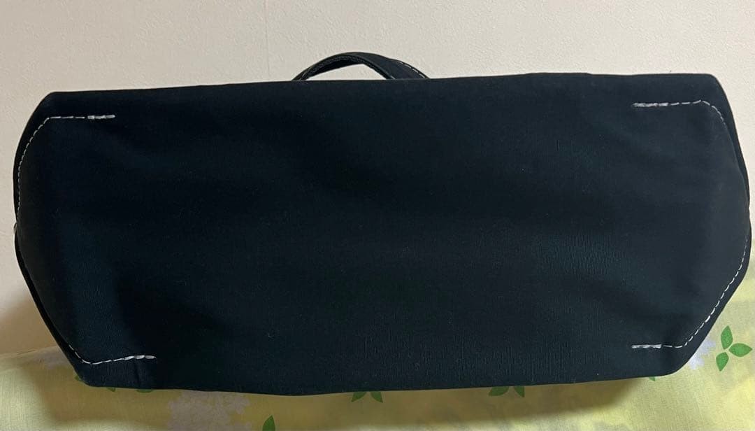 L.L.Bean Ginza Limited Edition Tote Bag Black Canvas Used