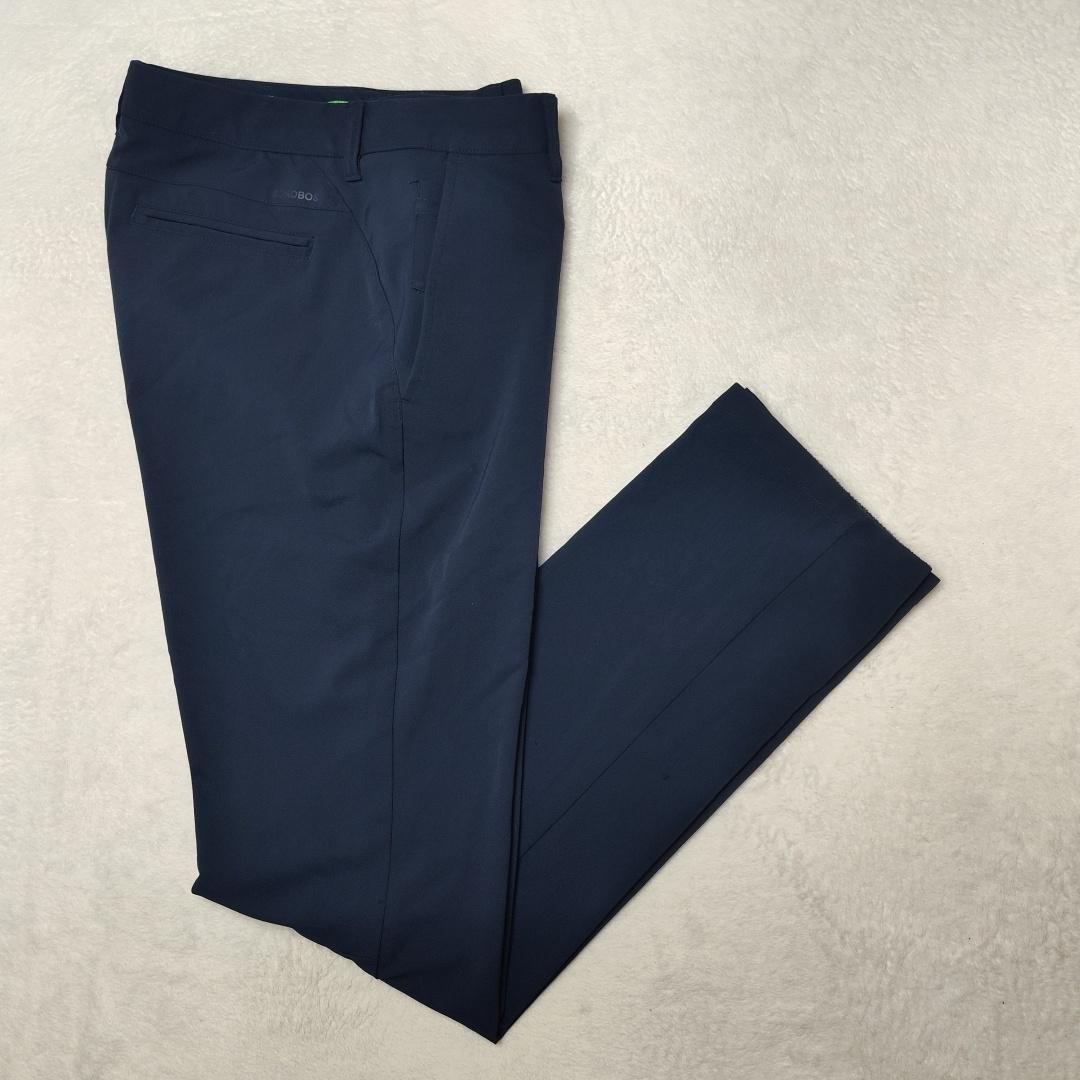 Bonobos Pants Mens 32×34 Blue Golf Highland Slim Performance Stretch Flat Tech