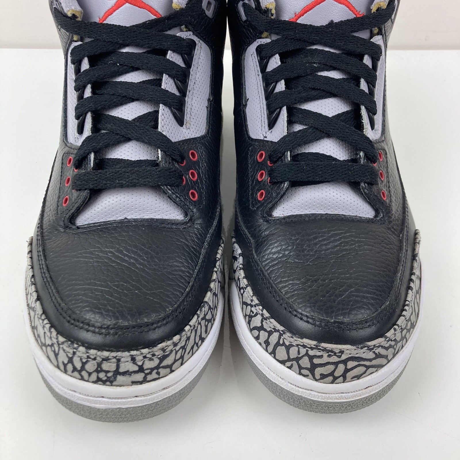 Nike Air Jordan Retro 3 Black Cement CDP 2008 Basketball Shoes Size 10.0 (Read)