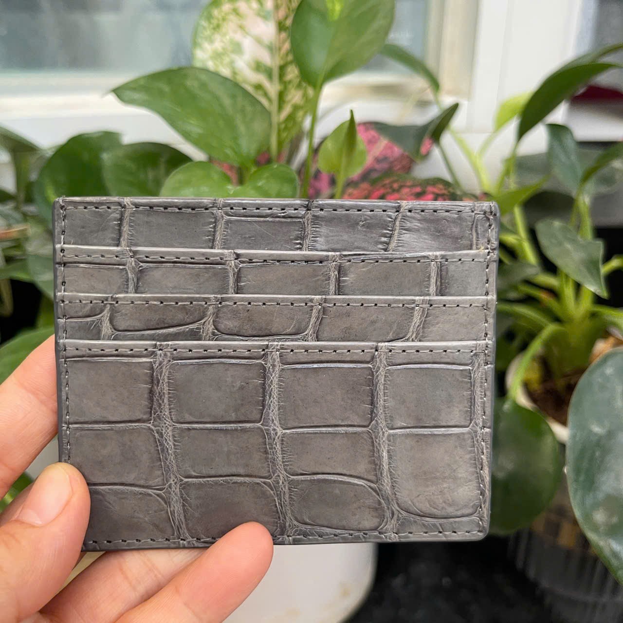 GENUINE LEATHER SKIN CREDIT CARD HOLDER/ WALLET CARD HOLDER FOR MEN