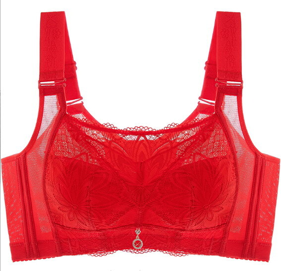 Women Bras Full coverage Floral Ultra-thin Plus size Wireless Underwear 20519