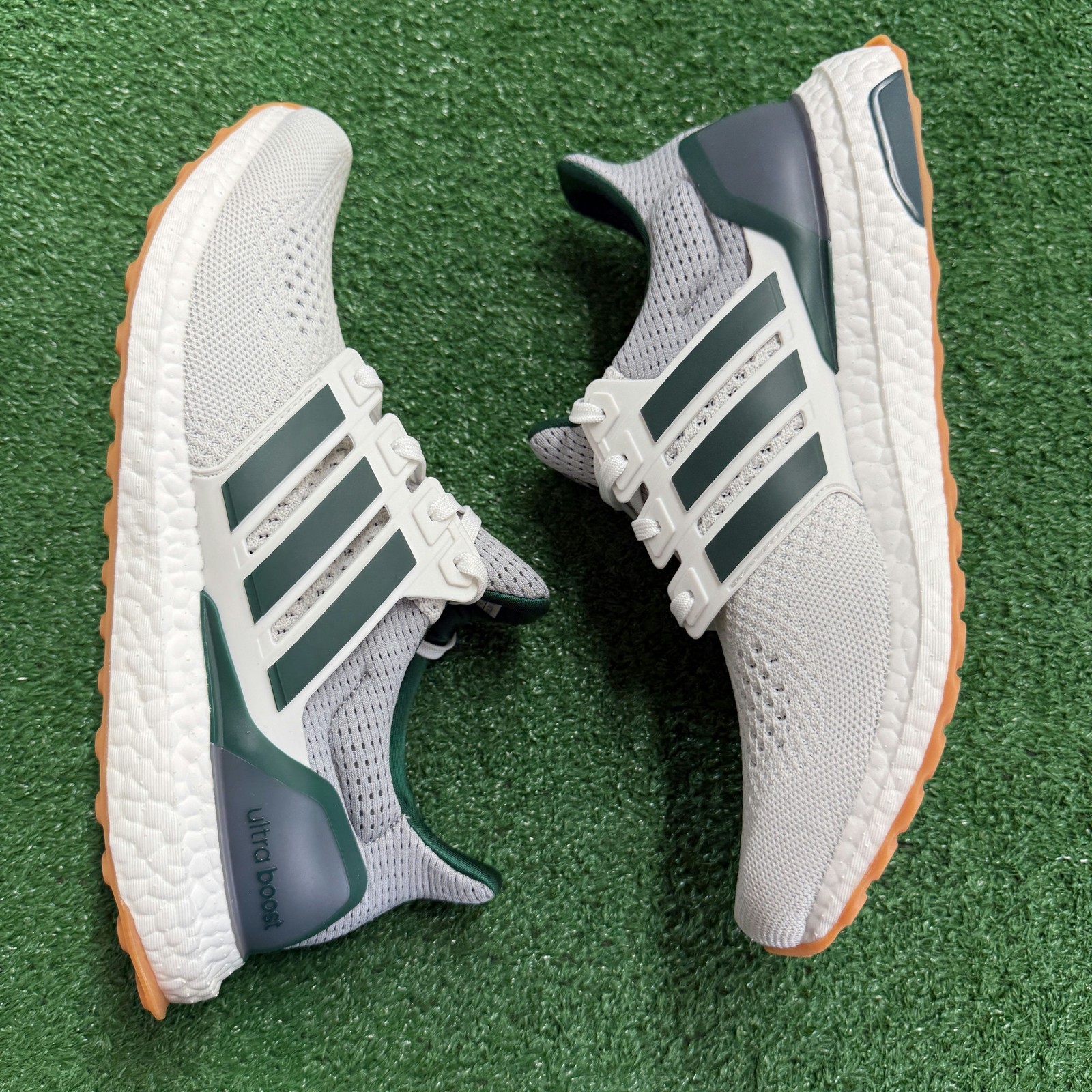 Adidas Ultra Boost 1.0 White Collegiate Green Halo Mens KI8486 NEW Multi Sz
