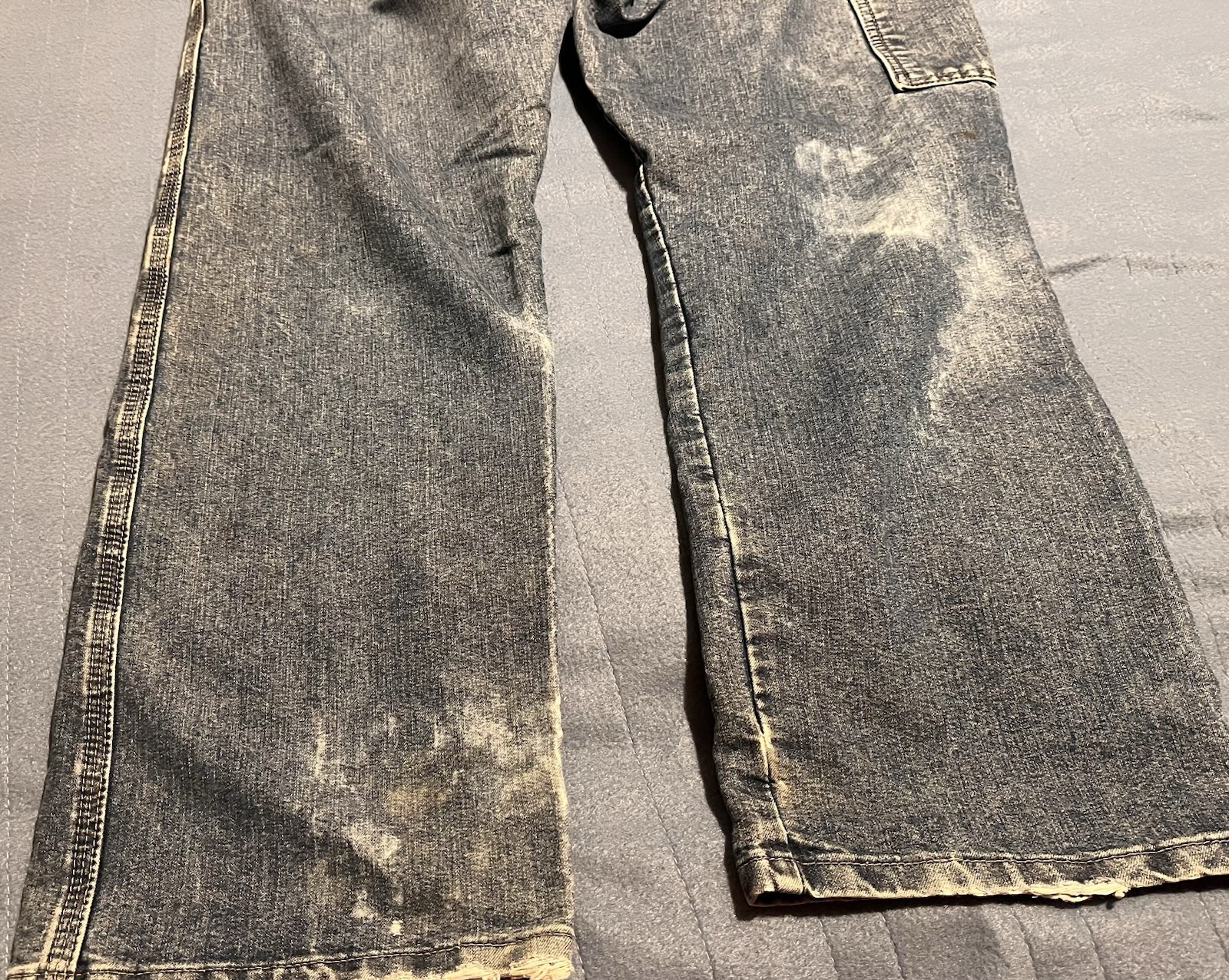 Pre-Owned Wrangler Men’s 32×30 Medium Wash Blue Carpenter Work Wear Pants