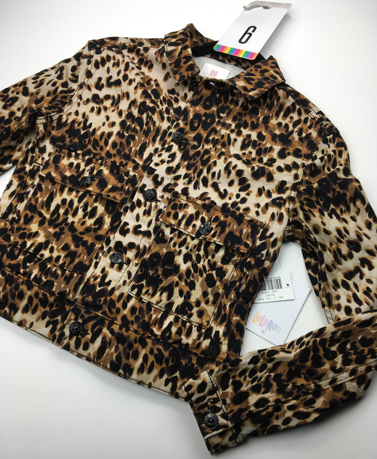 LulaRoe KENNY – XXSMALL- LEOPARD PRINT -BOTH SIDES = A VINTAGE CLASSIC !