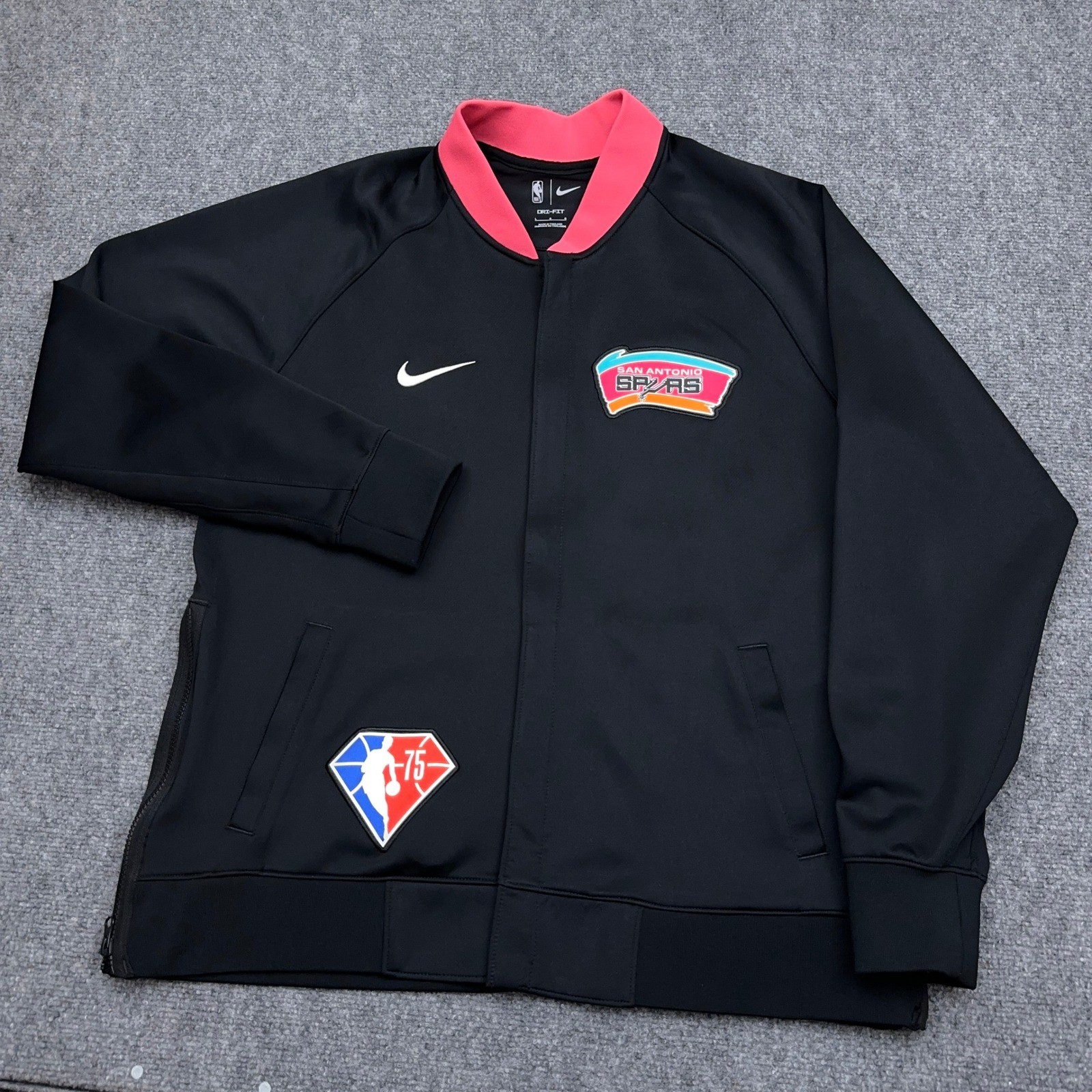 Nike San Antonio Spurs Zip Jacket Men’s L 2021/22 Fiesta City Edition 75th NBA