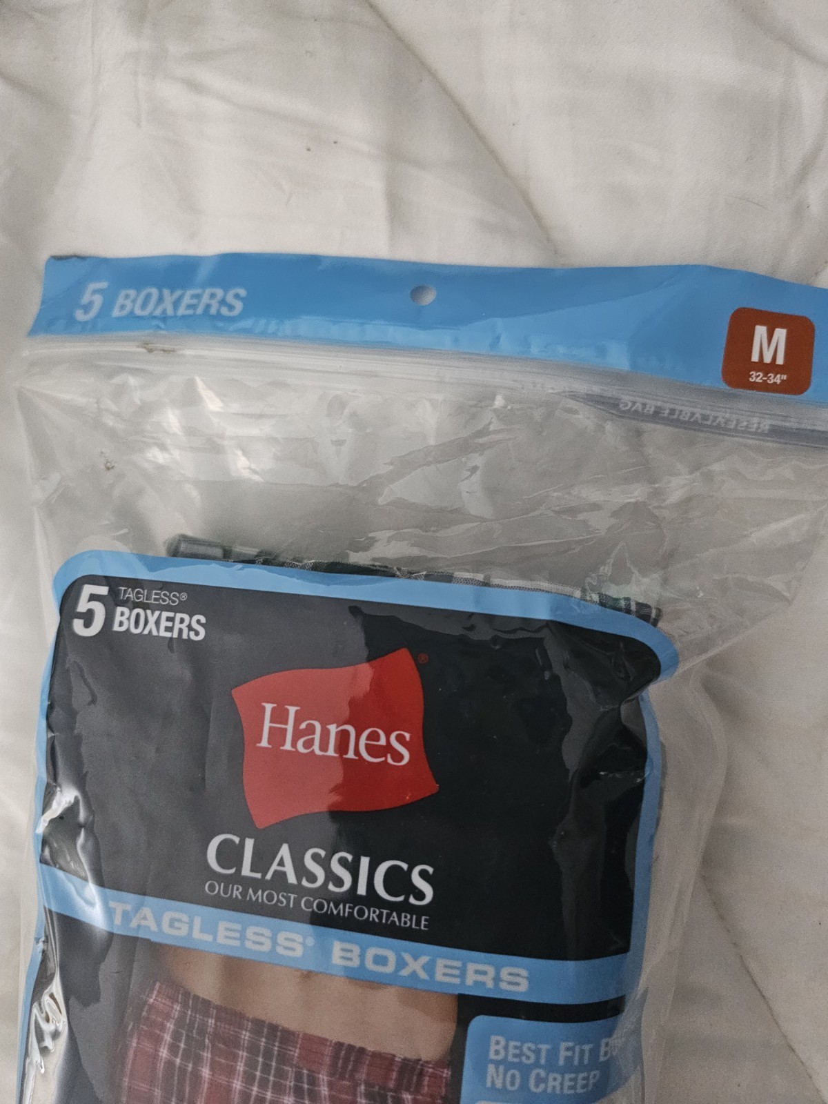 NEW Hanes Men’s Underwear Bundle Medium 6 Tank Tops + 5 Boxers Tagless Sealed