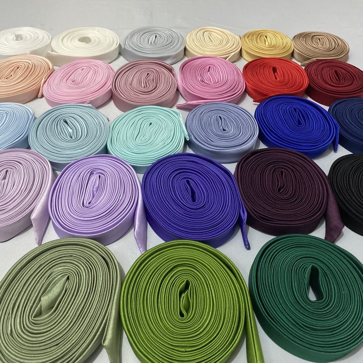 Satin Tie Back Lace Up Wedding Dress Strap Zipper Ribbon Replacement 157.48 Inch