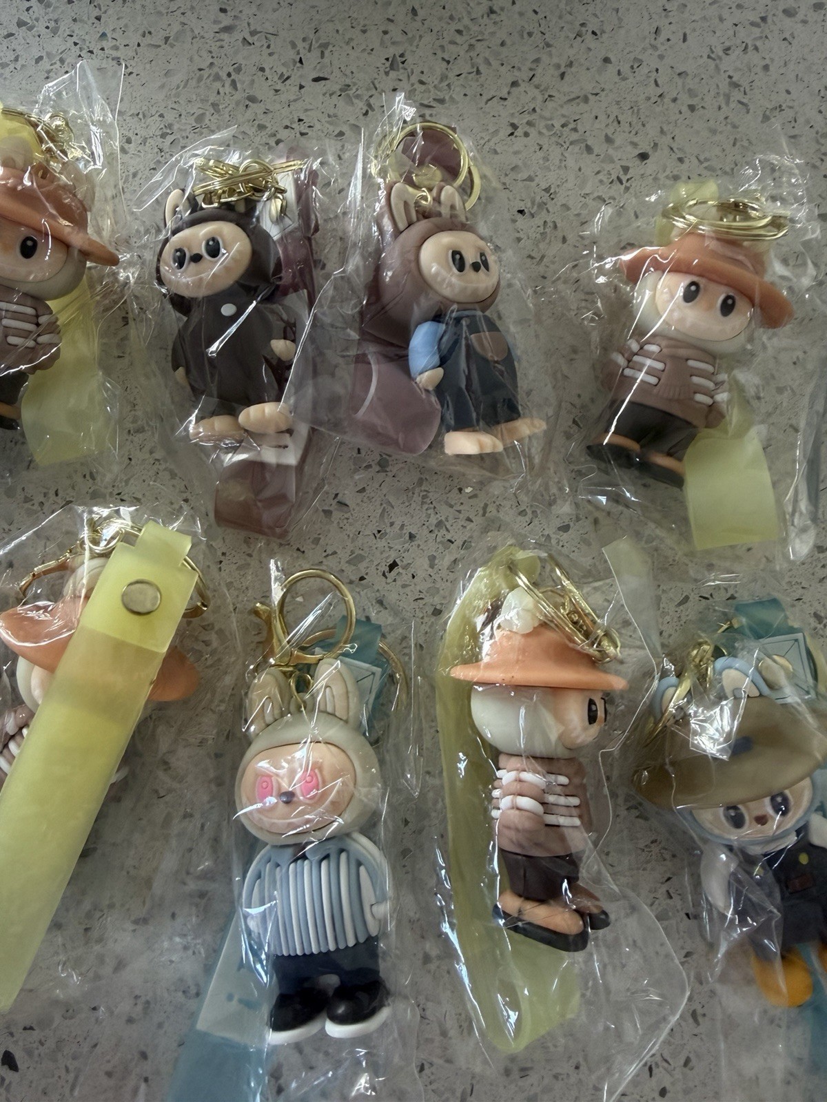 12 Pcs Key charm Lab Bu Bu Set Random Mix And Color New Free Shipping