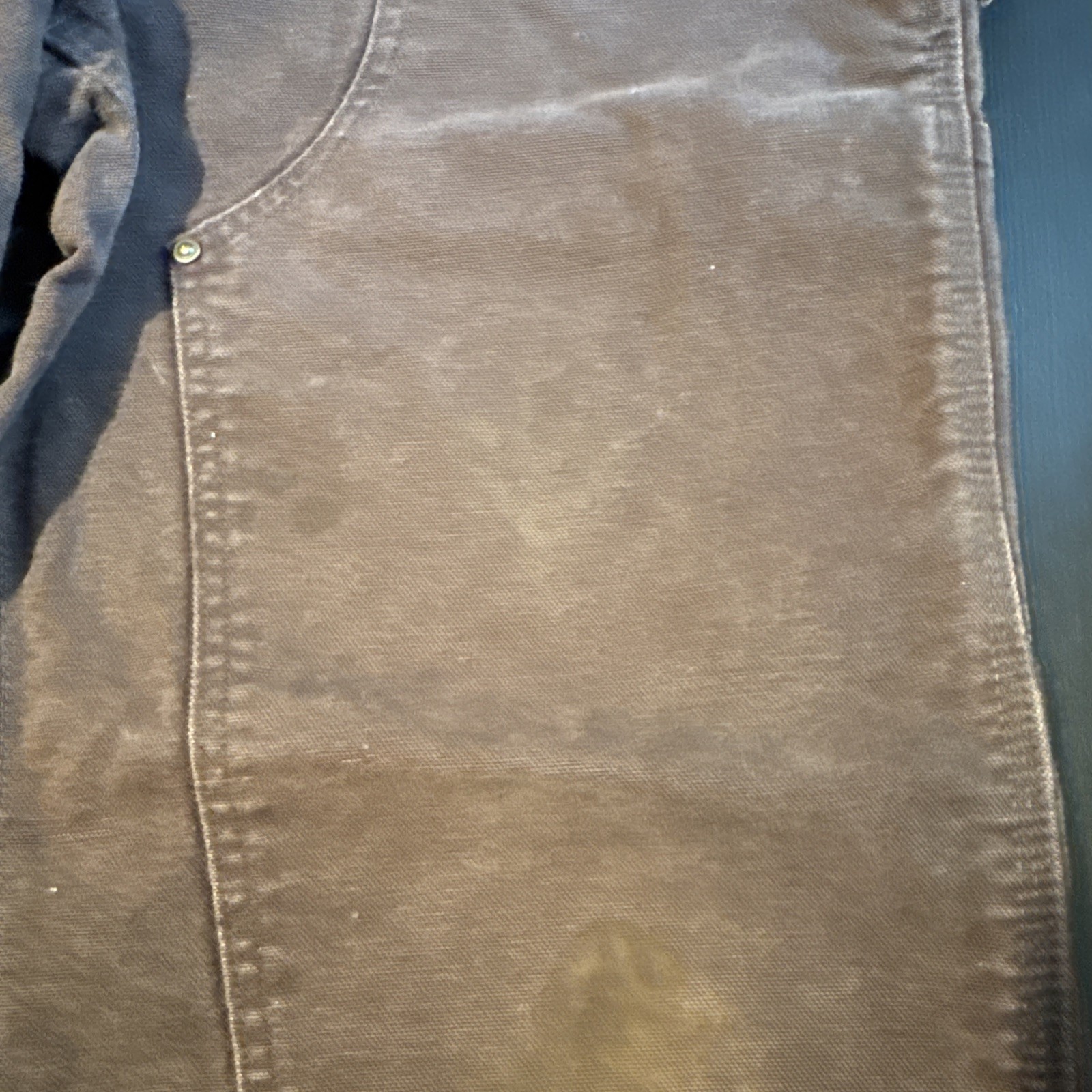 Men’s Carhartt B11 PTB Dungaree Fit Workwear Carpenter Pants 44×30 Actual 42×29