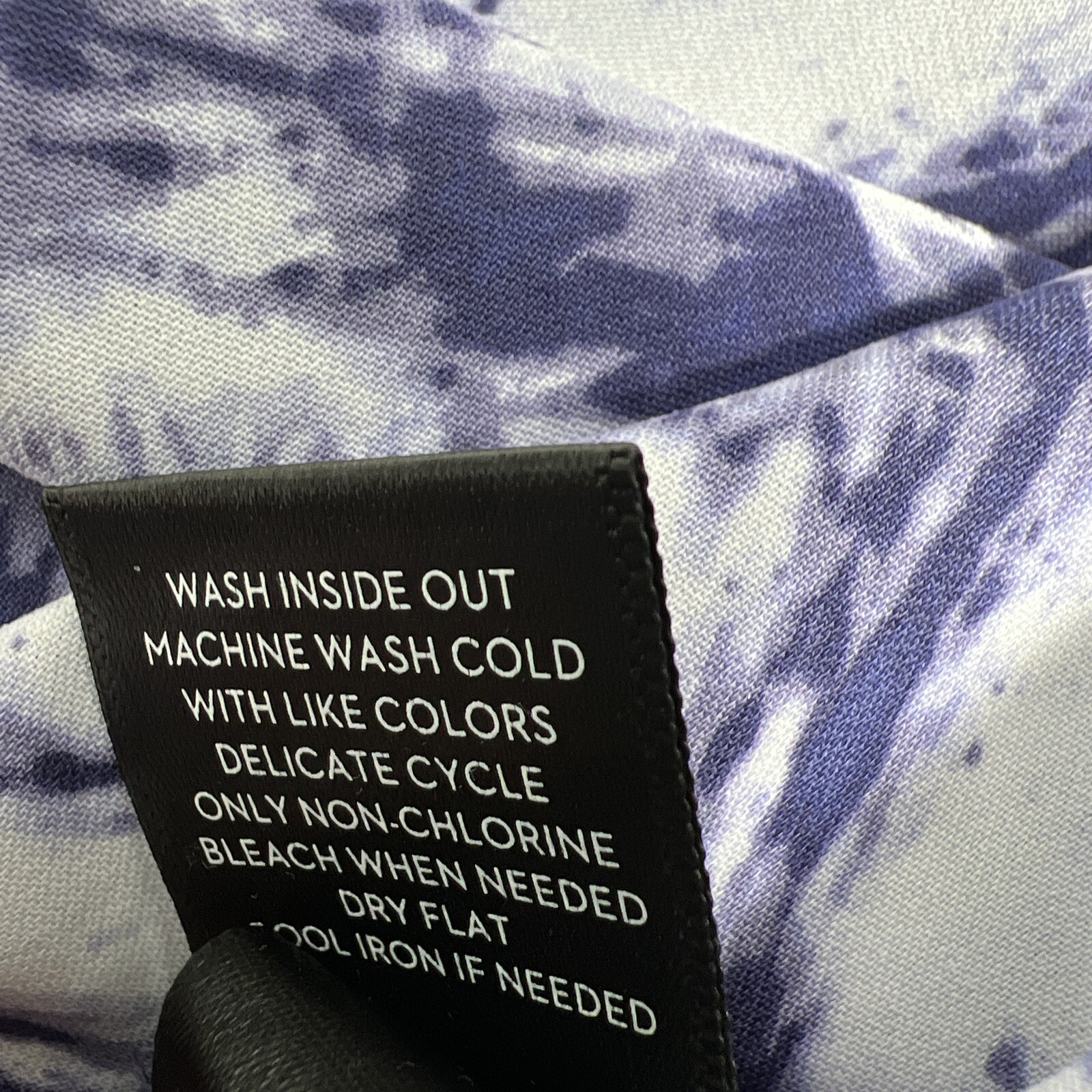 Simply Vera Vera Wang Blouse Women’s XS Sleeveless Hi/Low Purple Tie Dye Chiffon