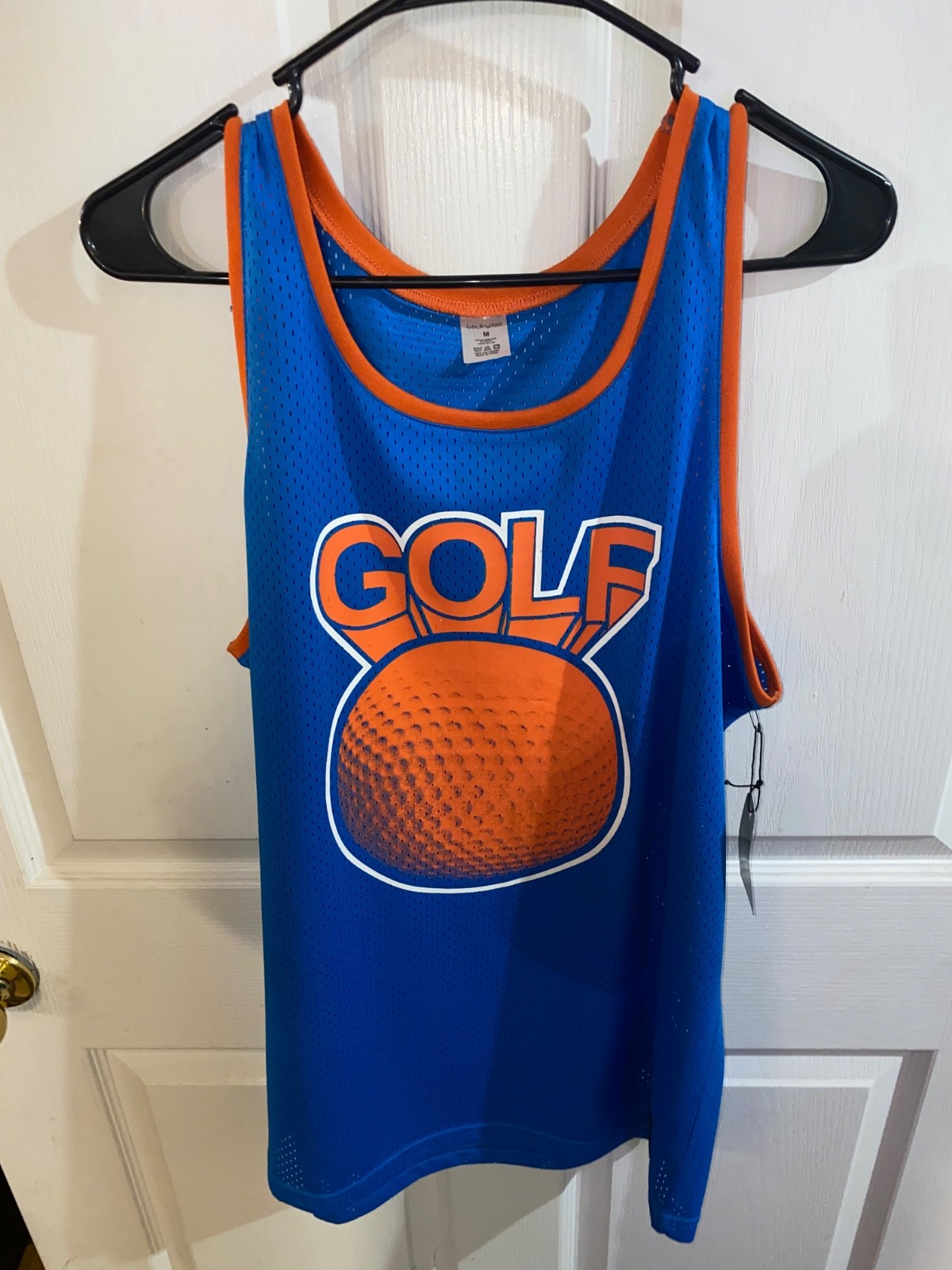 GOLF WANG Blue & Orange Medium Size Basketball Jersey (New with Tags)